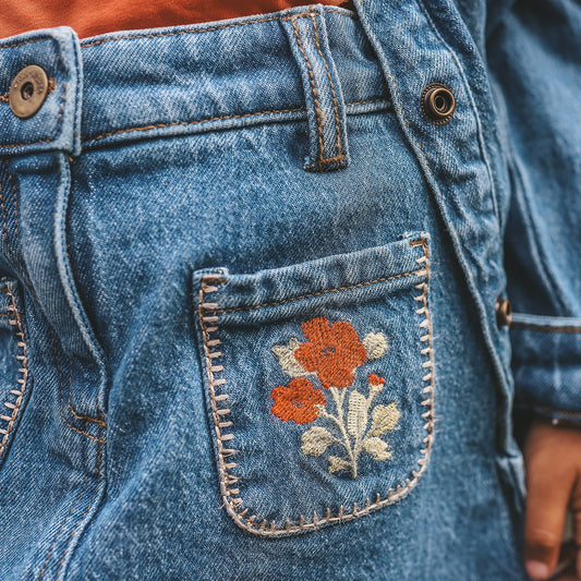 Your Wishes - Stretch Denim | Pocket Skirt