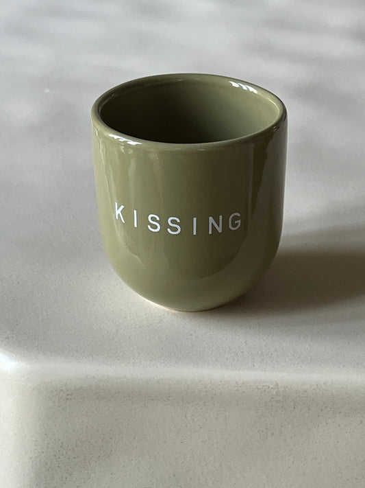 Keramieken beker - Kissing