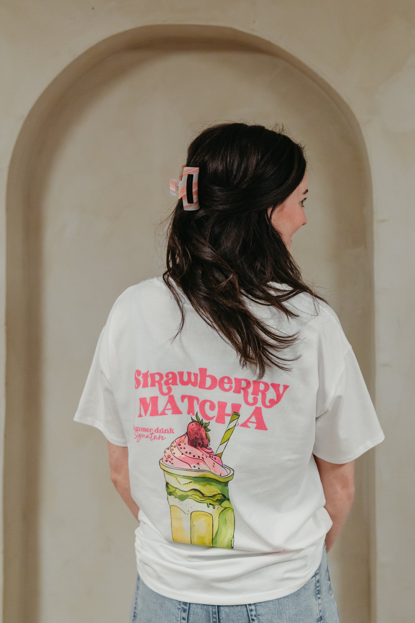 T shirt - Strawberry Matcha | Wit