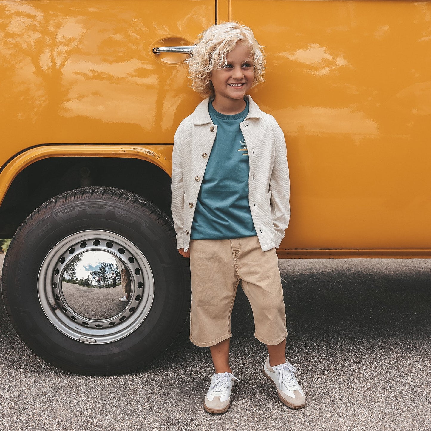 Your Wishes - Melange Overshirt | White Swan