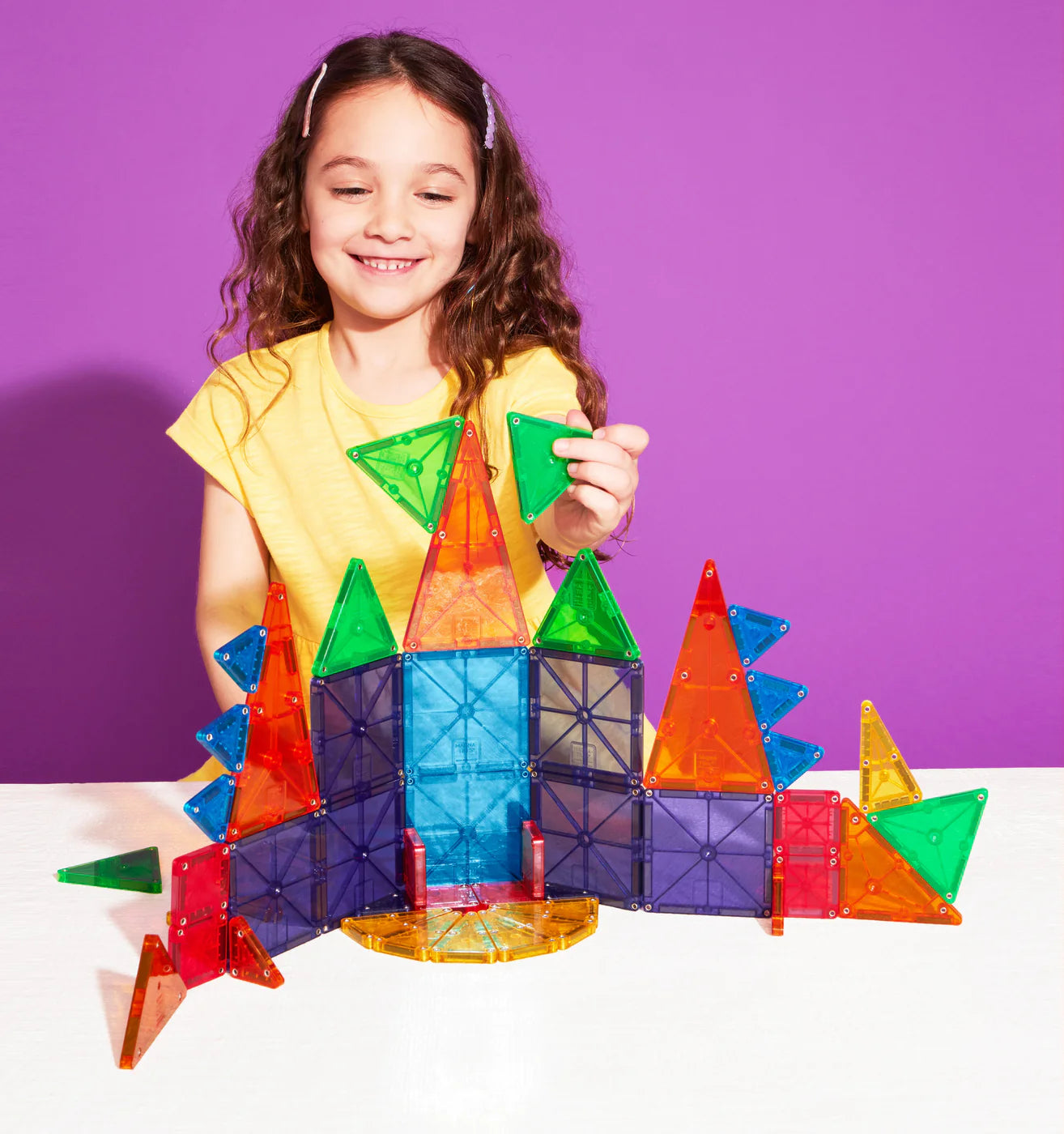 MAGNA-TILES® - Complete set inclusief microMAGS (46 stuks)