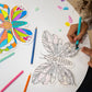 ARA Creative - Opblaasbare kleurplaat | Vlinders