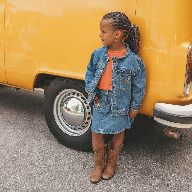 Your Wishes - Stretch Denim | Pocket Skirt
