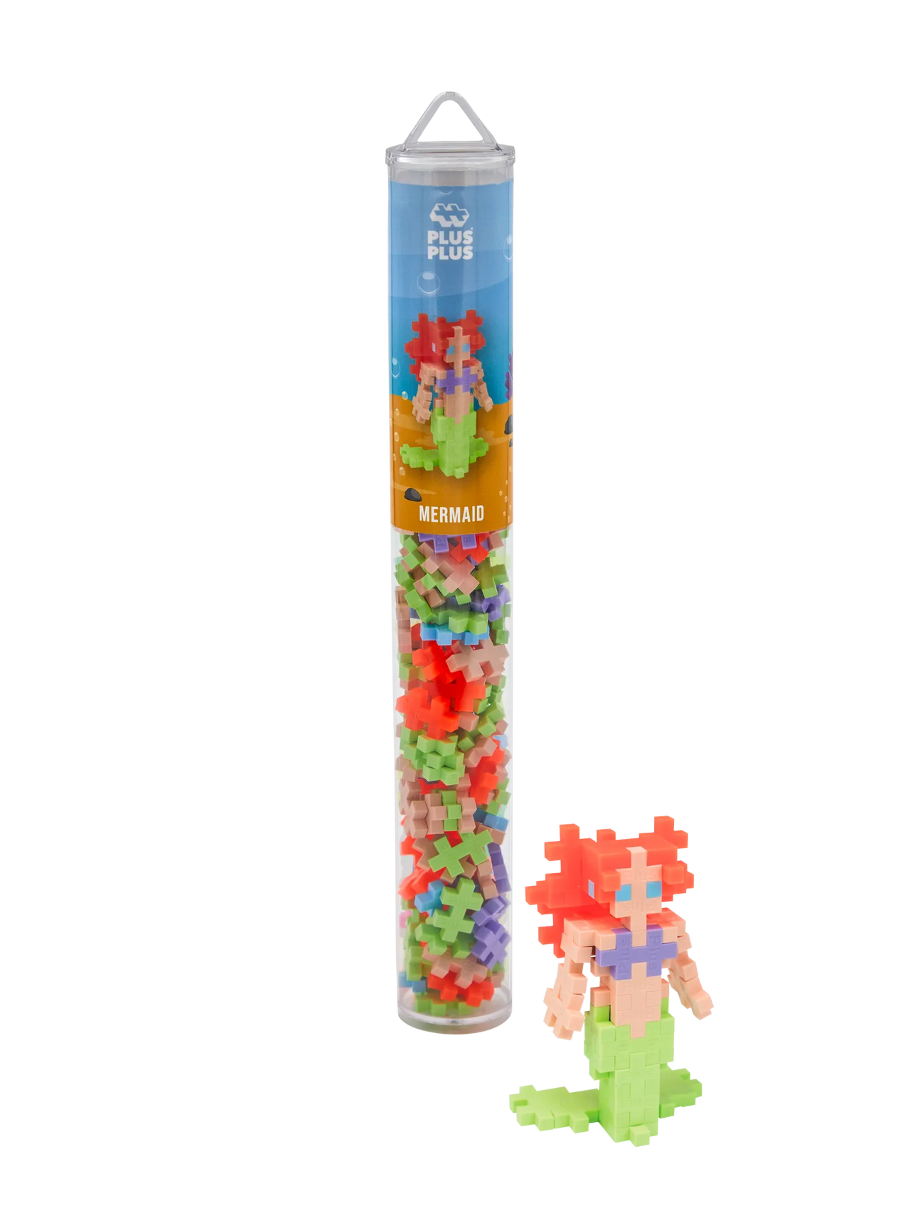 Plus Plus - Tube 100 stuks | Zeemeermin (4103)