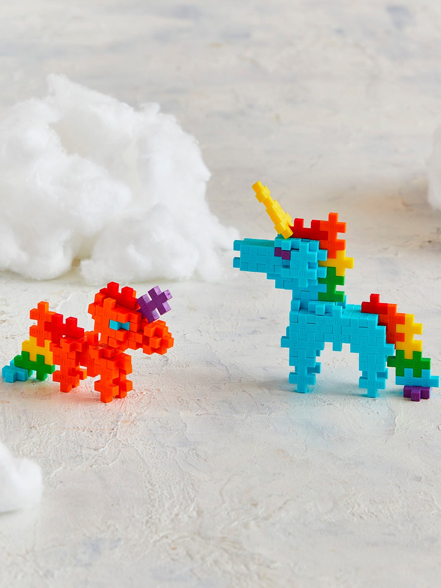 Plus Plus - Tube 100 stuks | Regenboog Eenhoorn (4372)