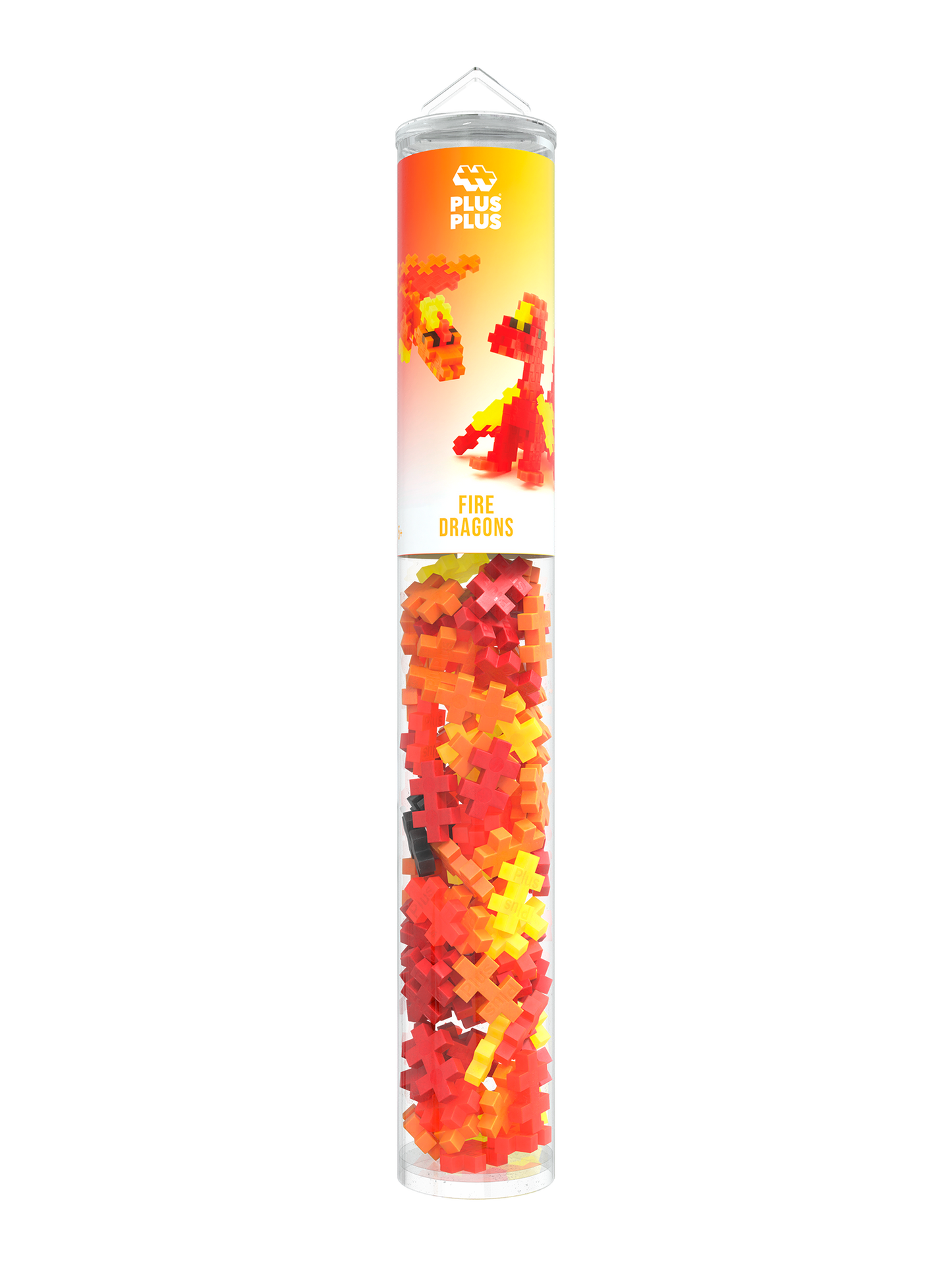 Plus Plus - Tube 100 stuks | Fire Dragon (4375)