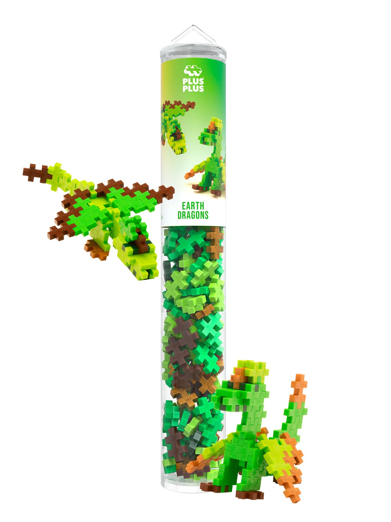 Plus Plus - Tube 100 stuks | Earth Dragon (4376)