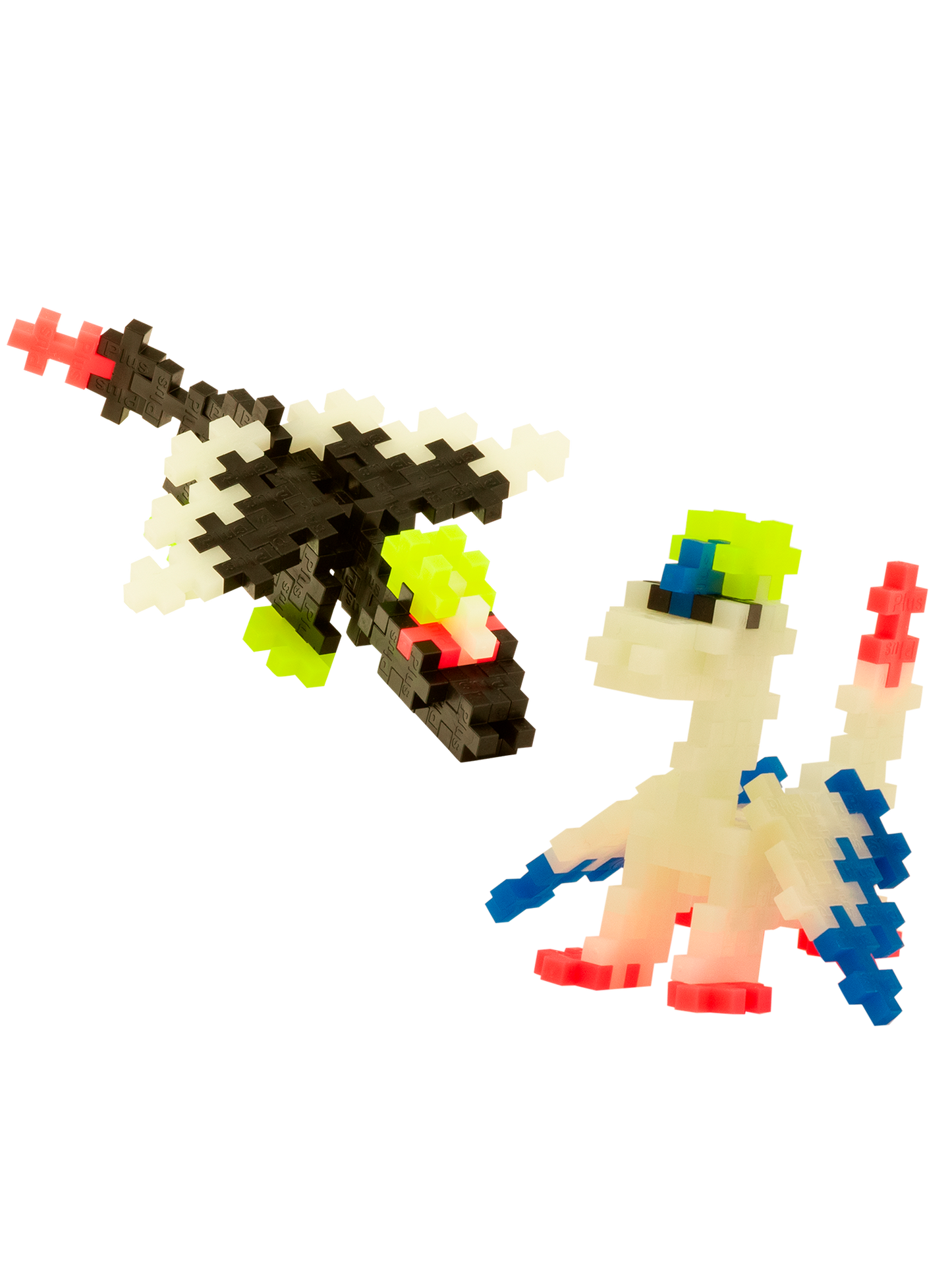 Plus Plus - Tube 100 stuks | Glow Dragon (4377)