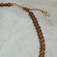 Issy Jewellery - Ketting | Brown Flower