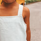 Your Wishes - Chambray | Ruffle Singlet