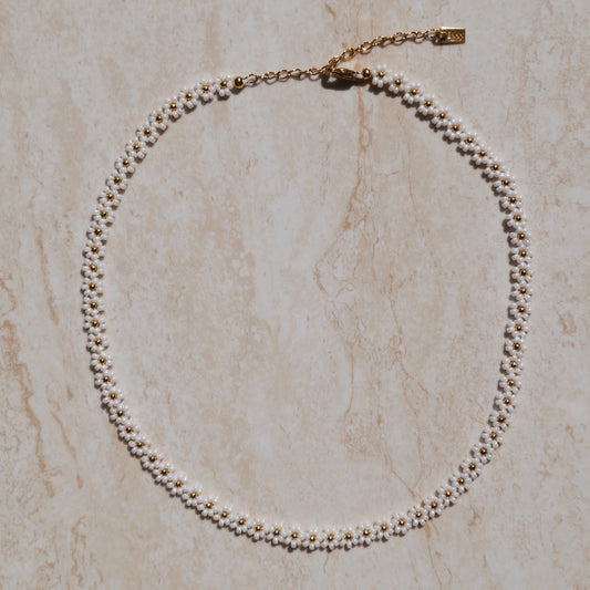 Issy Jewellery - Ketting | White Flower