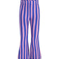 The New Chapter - Broek Flared Nena | Blue Pink Stripes