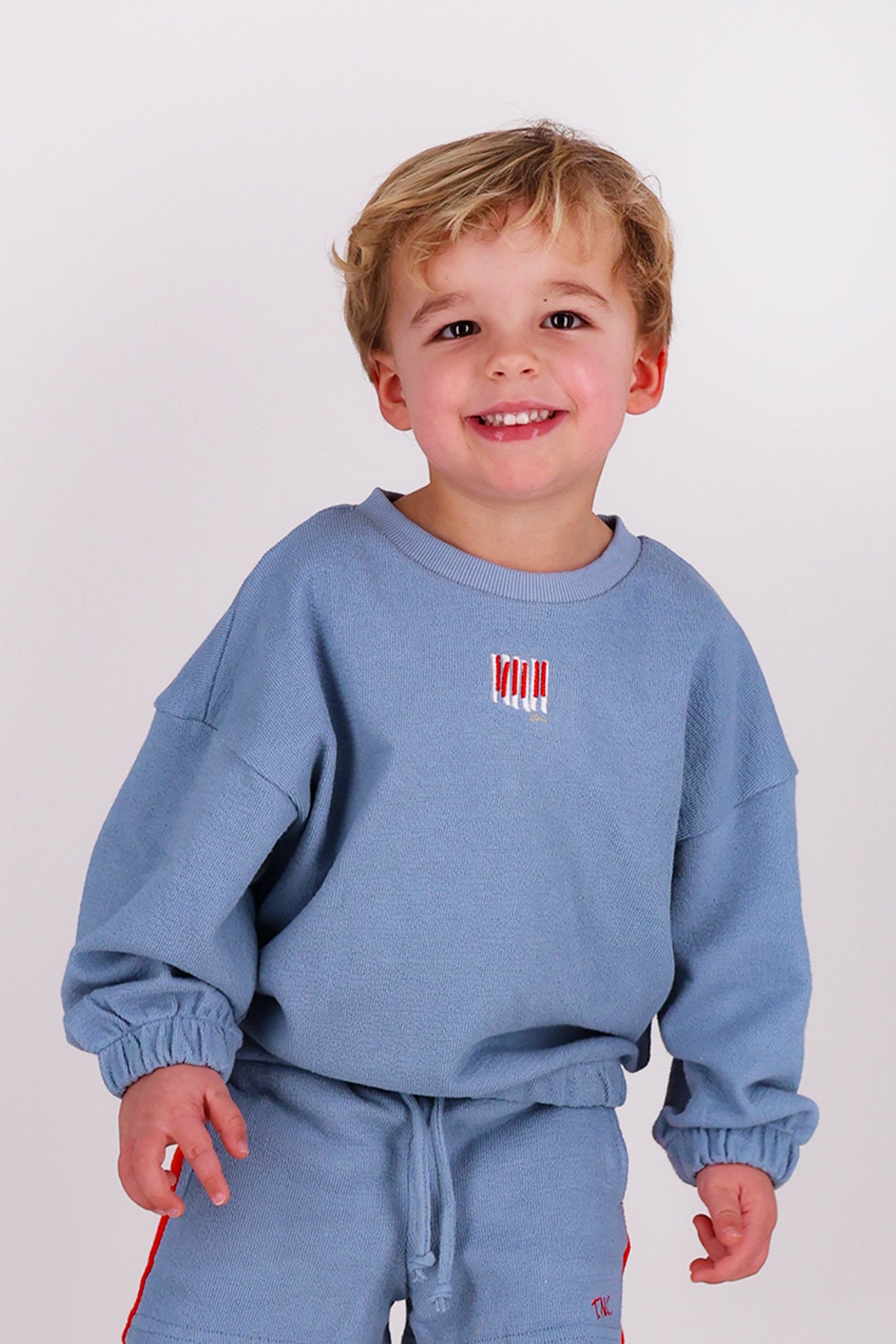 The New Chapter - Sweater Bobbie | Blauw Giant Steps