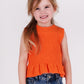 The New Chapter - Melle Top | Rood Oranje