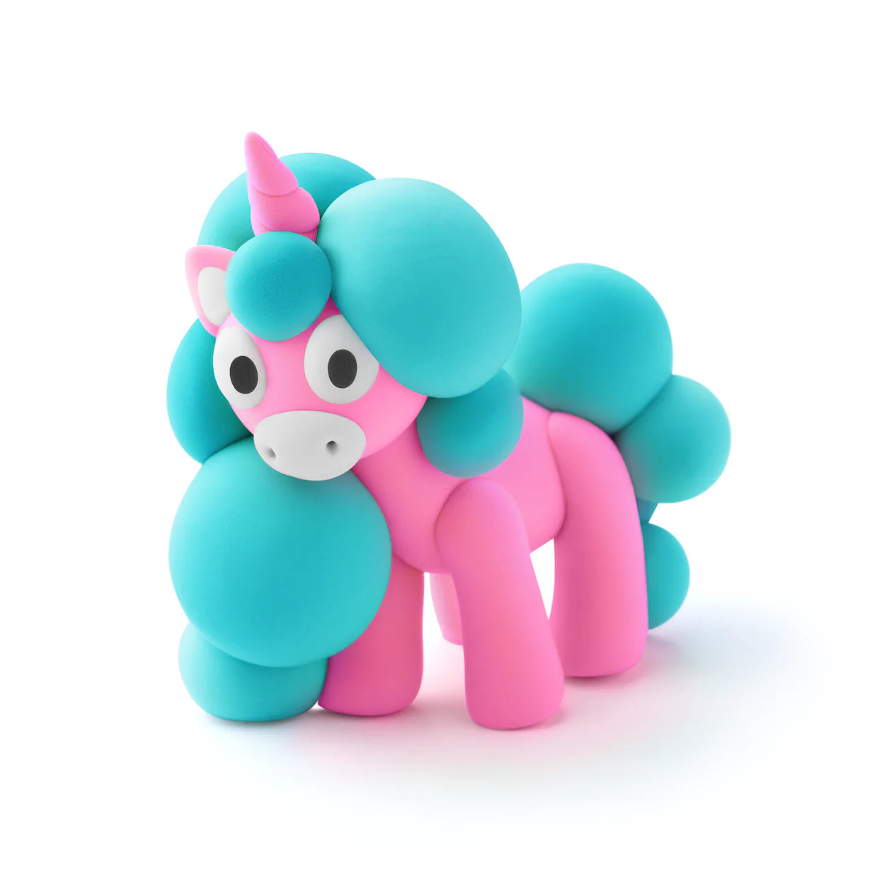 Hey Clay - Rainbow Unicorns Cloudy (3 potjes)