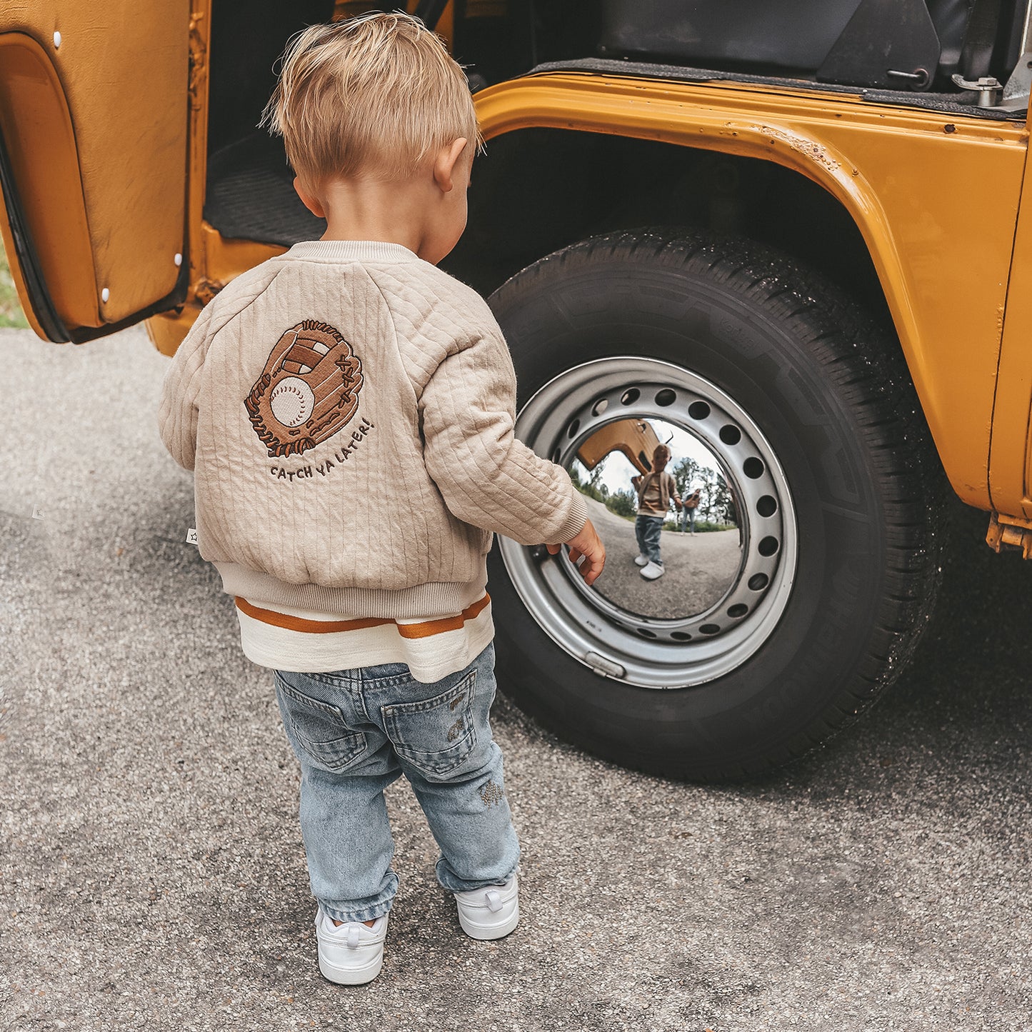 Your Wishes - Baseball Quilted Jacket | Dune