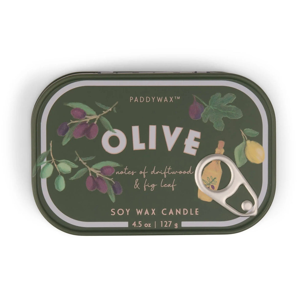 Paddywax - Fig & Olive Tin Candle | Bistro 4.5 oz