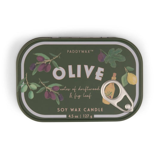 Paddywax - Fig & Olive Tin Candle | Bistro 4.5 oz