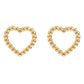 Oorbellen - Heart knopjes