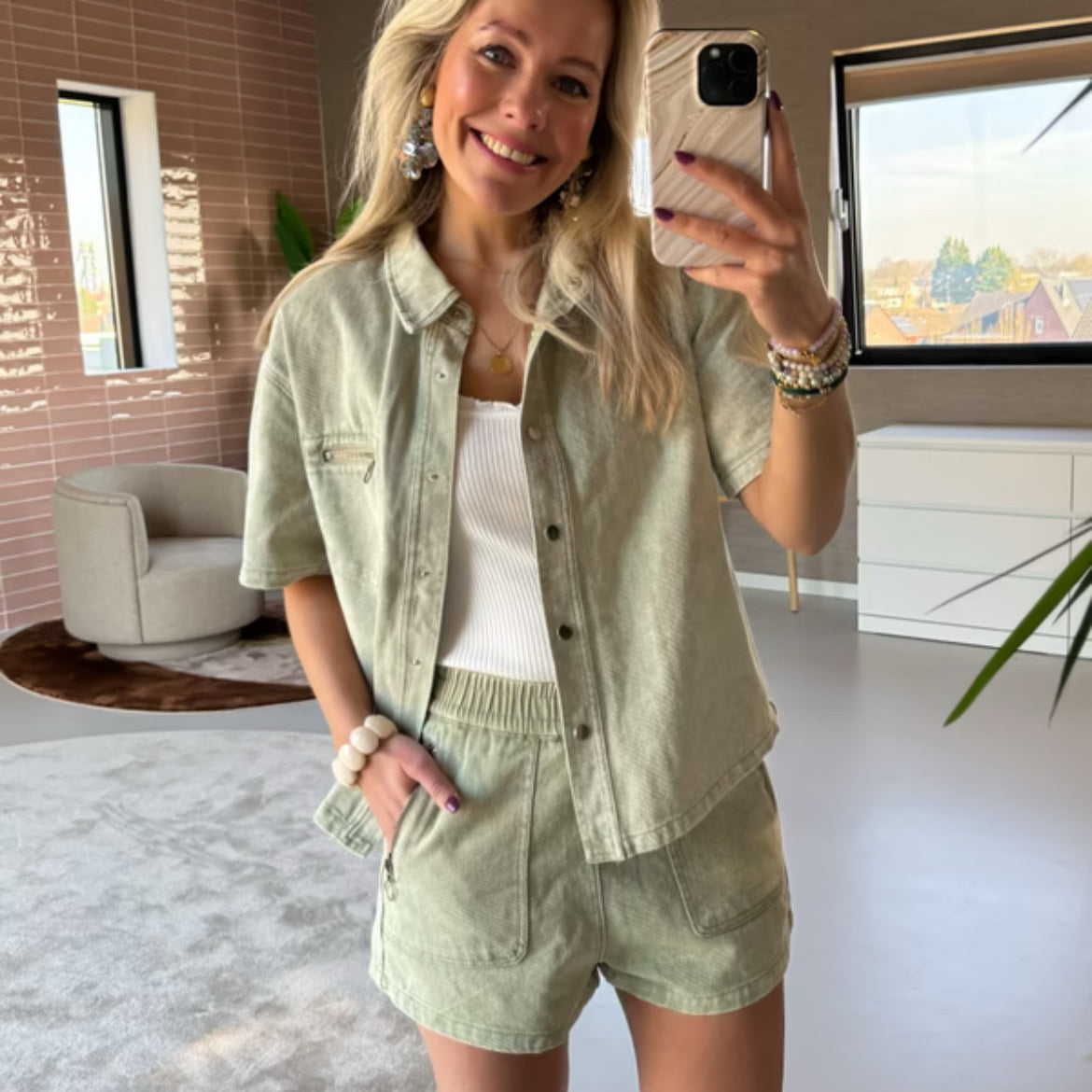 Sweet Jewellery - Shorts Jacey | Groen