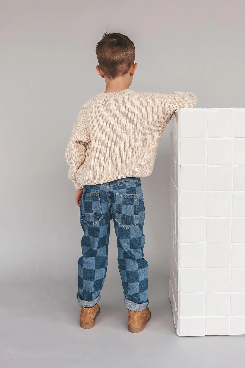 Your Wishes - Denim Check