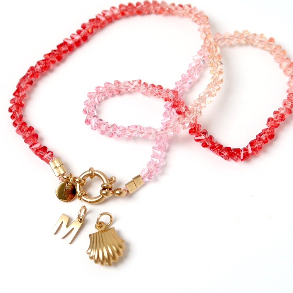 Kinderketting - Color Tri | Pink Red
