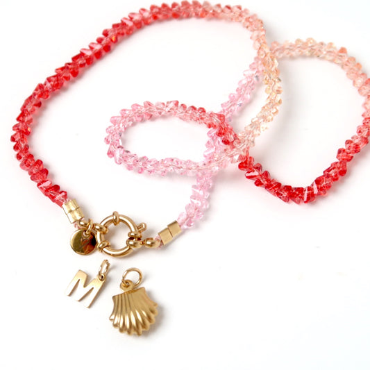 Kinderketting - Color Tri | Pink Red