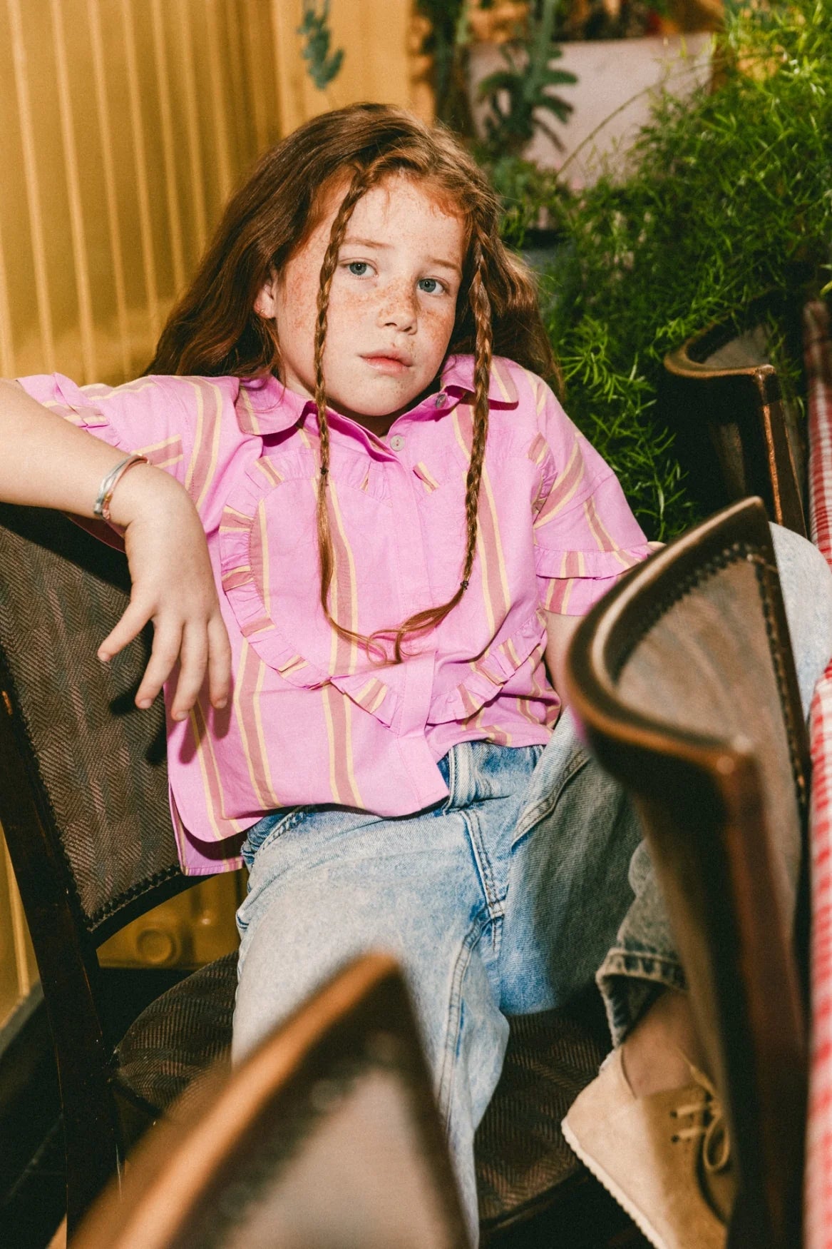 Labo de Colores - Blouse Santel | Pink mulberry multi