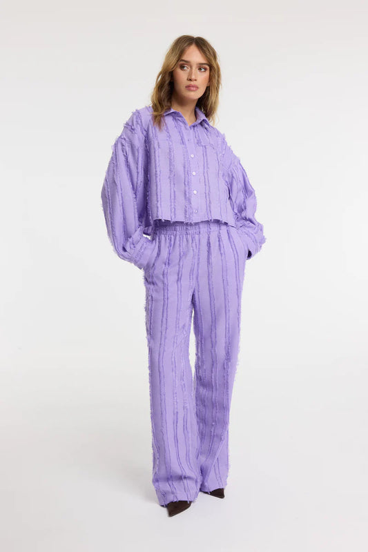 Refined Department - Lilac Wide Leg Broek – NOVA PANTS