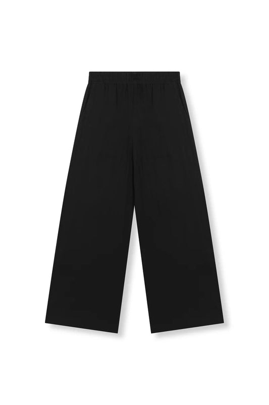 Refined Department - Zwarte Wide Leg broek | PULLA PANTS