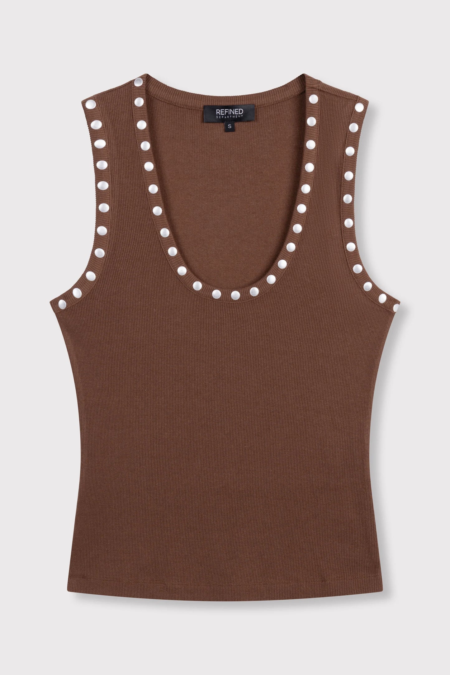 Refined Department - Singlet | Bente bruin