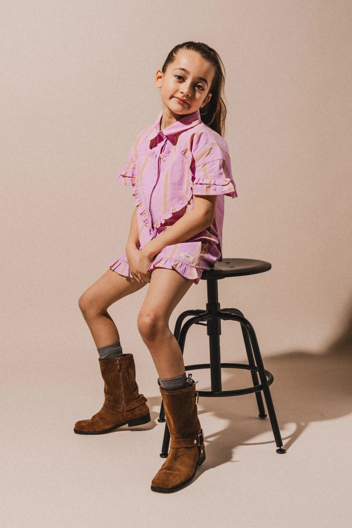 Labo de Colores - Blouse Santel | Pink mulberry multi
