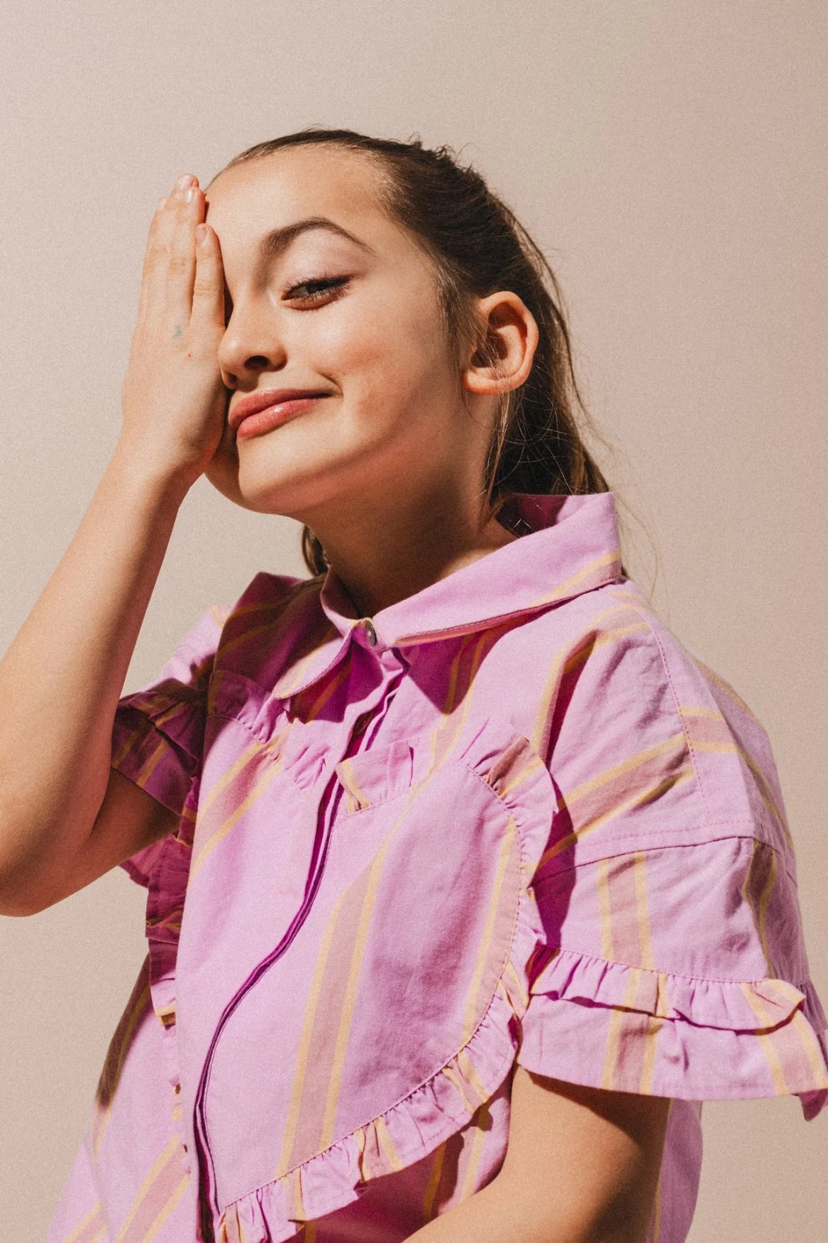 Labo de Colores - Blouse Santel | Pink mulberry multi