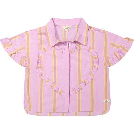 Labo de Colores - Blouse Santel | Pink mulberry multi