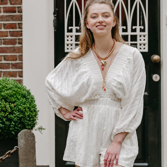 Playsuit - Pearl | Wit