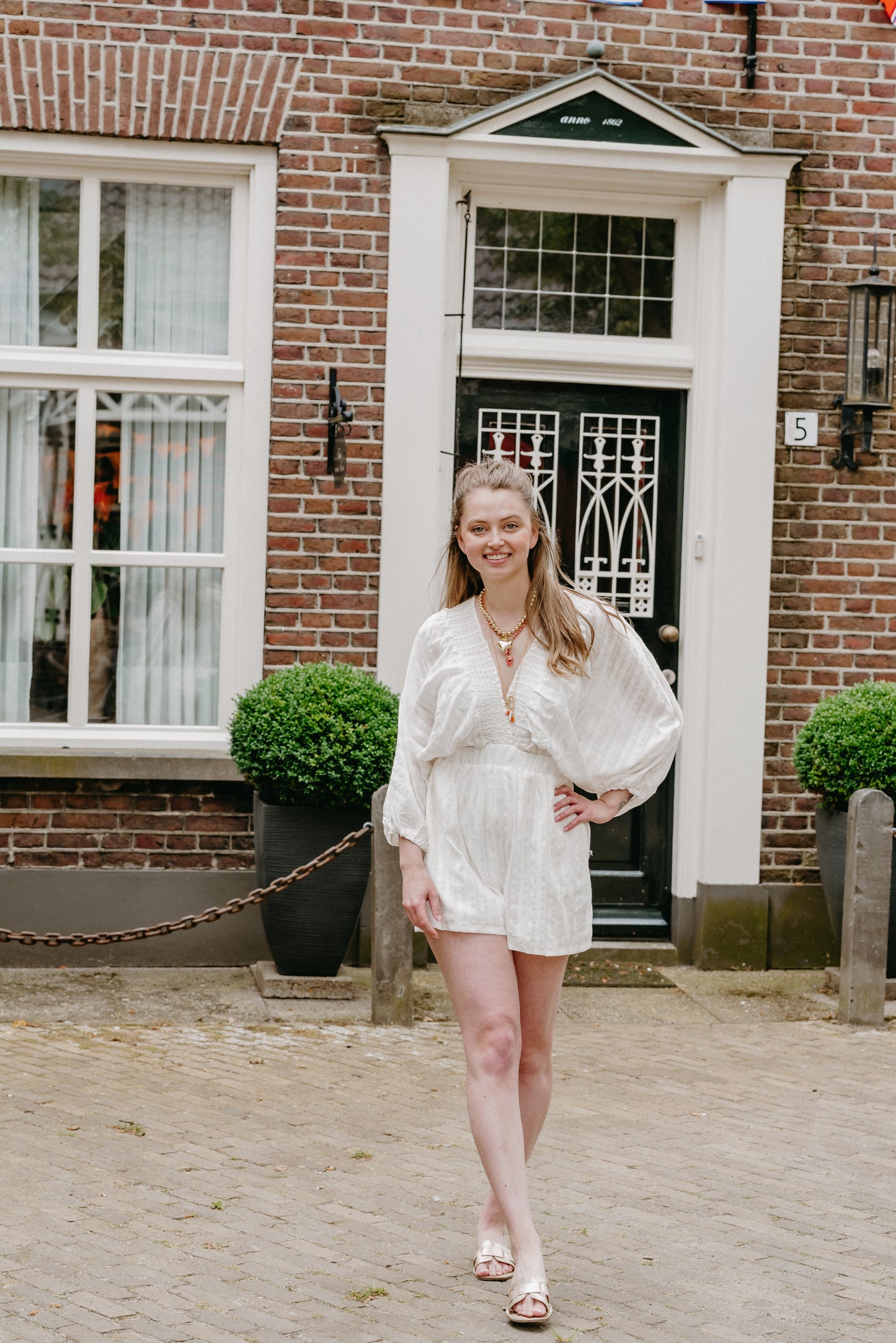 Playsuit - Pearl | Wit