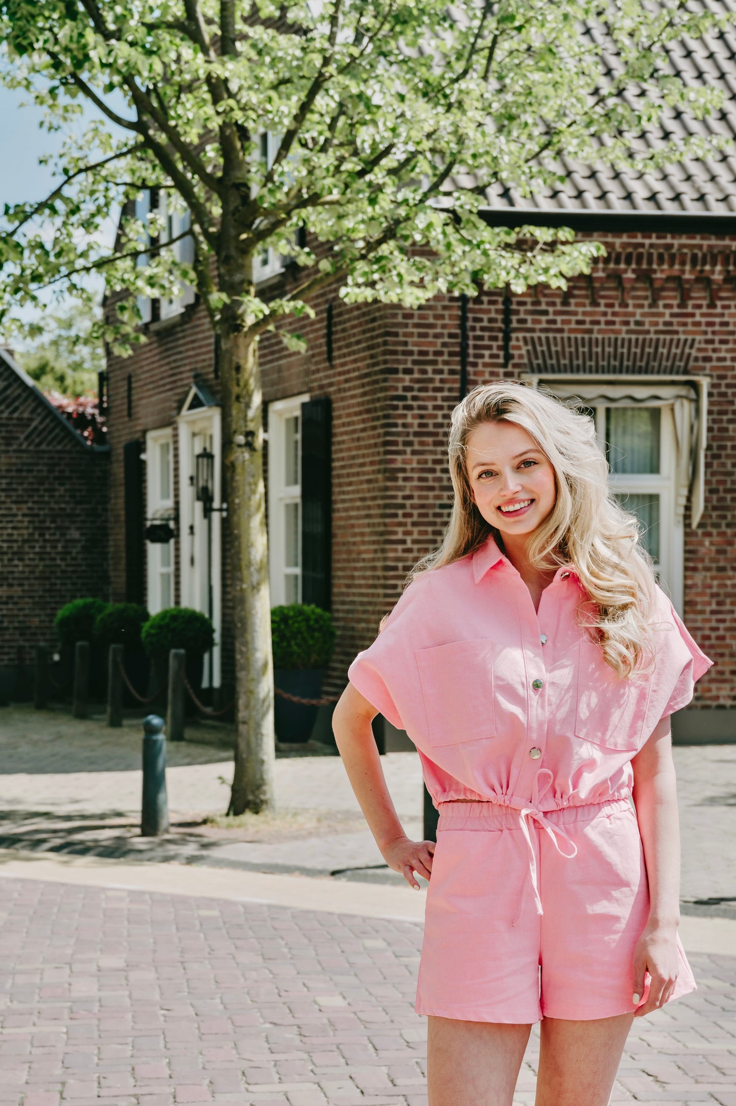 Blouse Eef | Roze