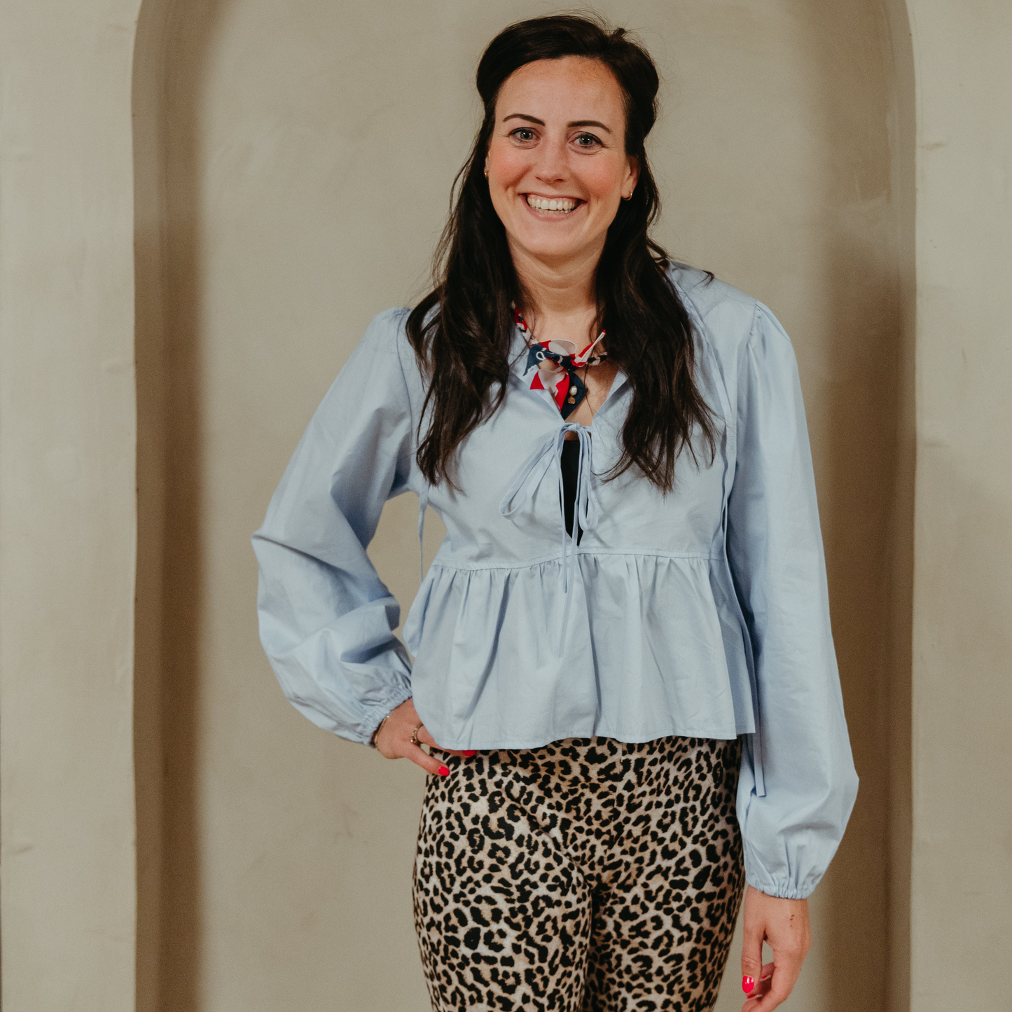 Blouse - Saskia | Licht Blauw
