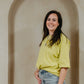 T shirt - Amaya Lime | I Need Coffee in Paris
