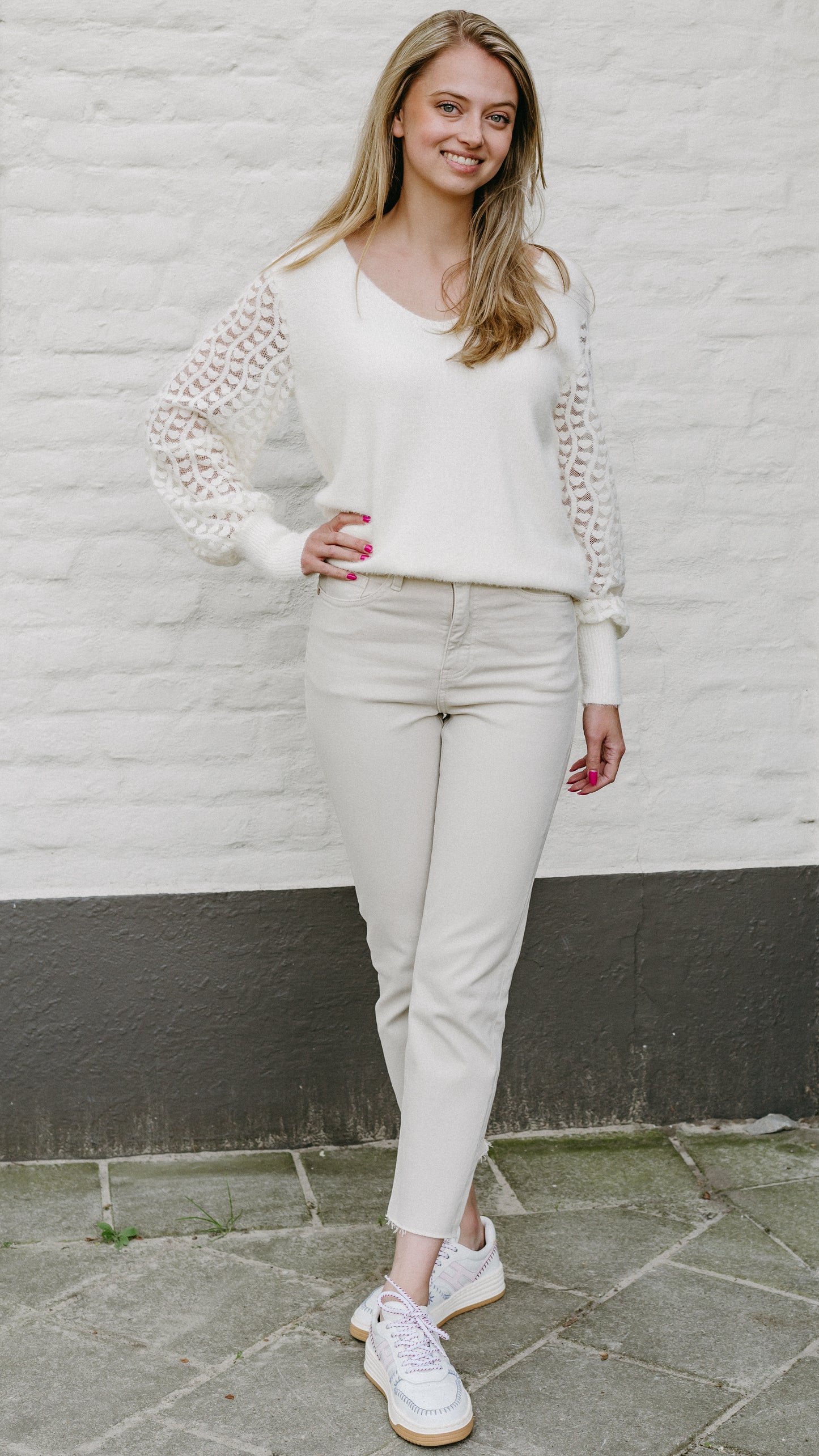 Trui - Heather beige
