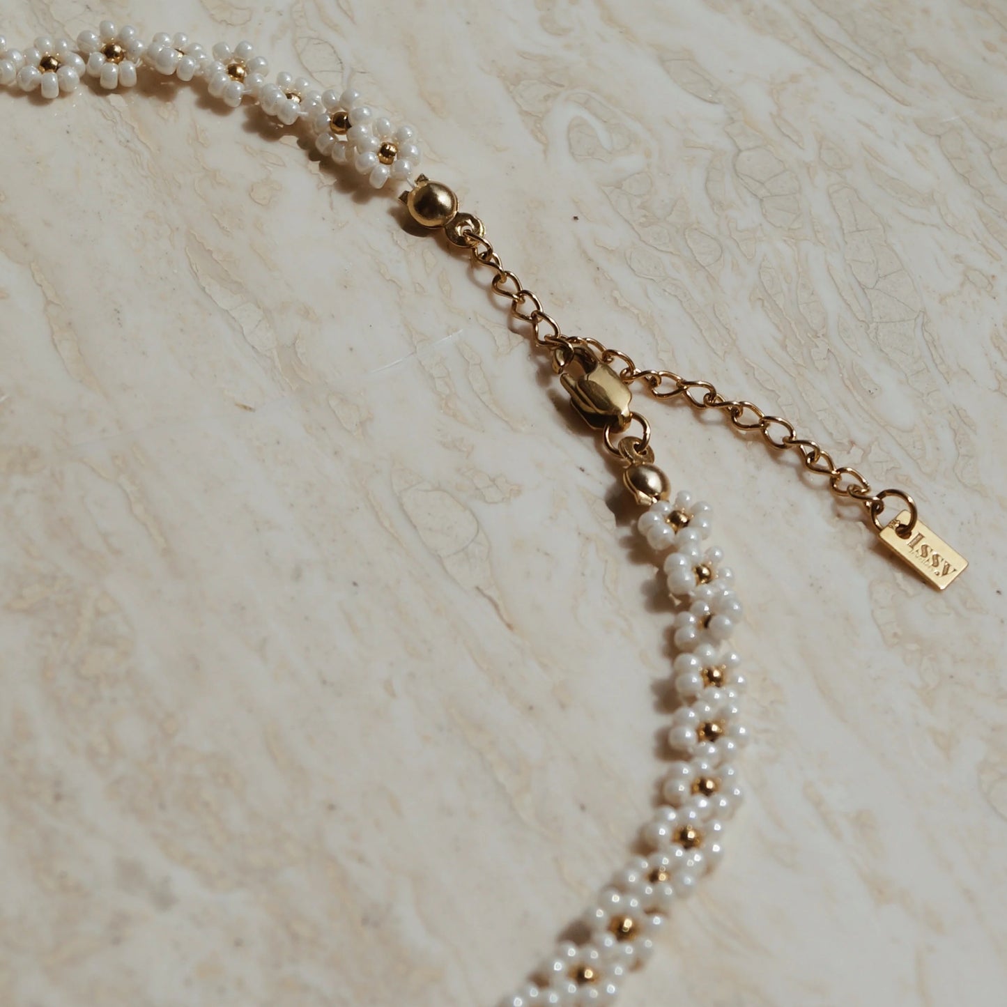 Issy Jewellery - Ketting | White Flower