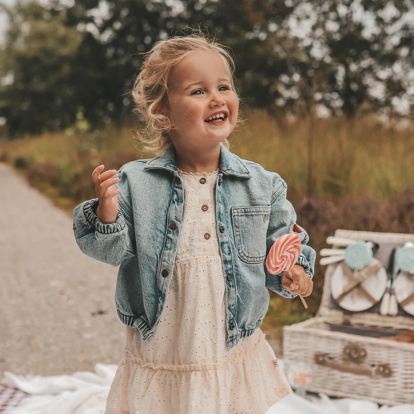 Your Wishes - Stretch Denim Jacket | Sky Blue