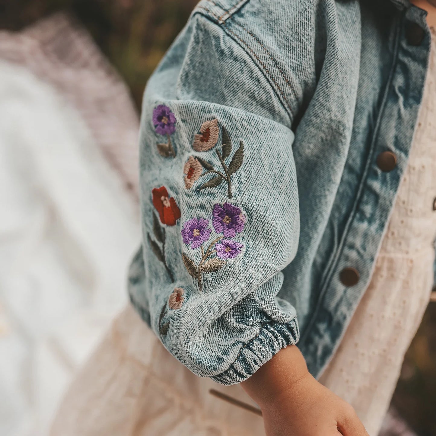 Your Wishes - Stretch Denim Jacket | Sky Blue