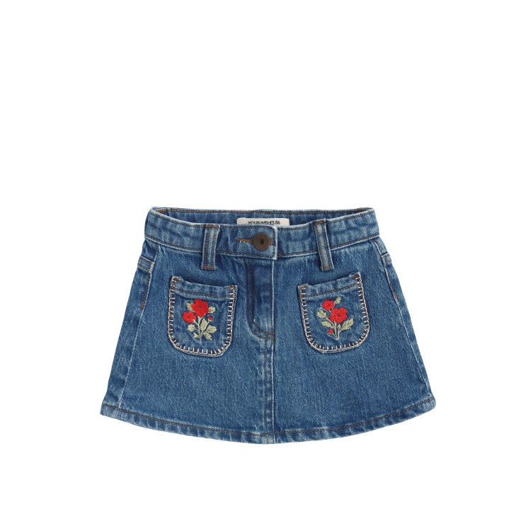 Your Wishes - Stretch Denim | Pocket Skirt