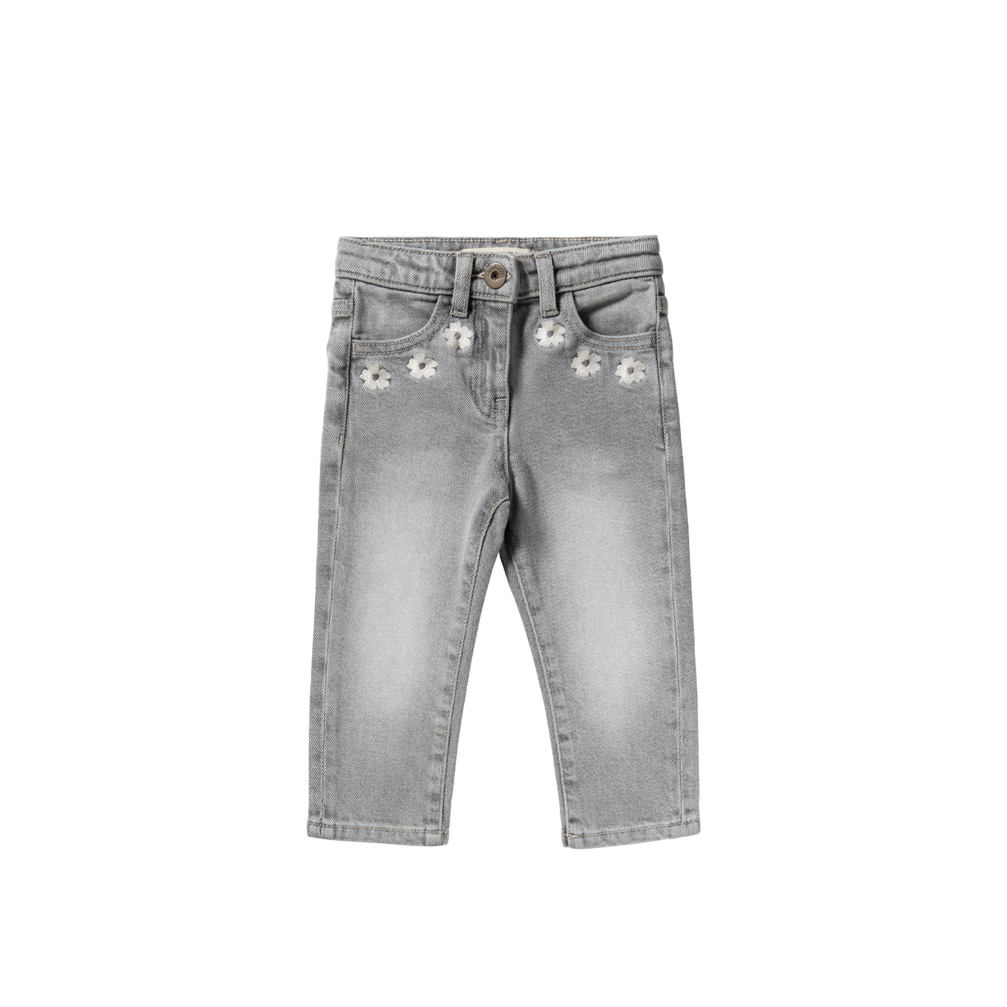 Your Wishes - Stretch Denim | Grey Baggy Jeans