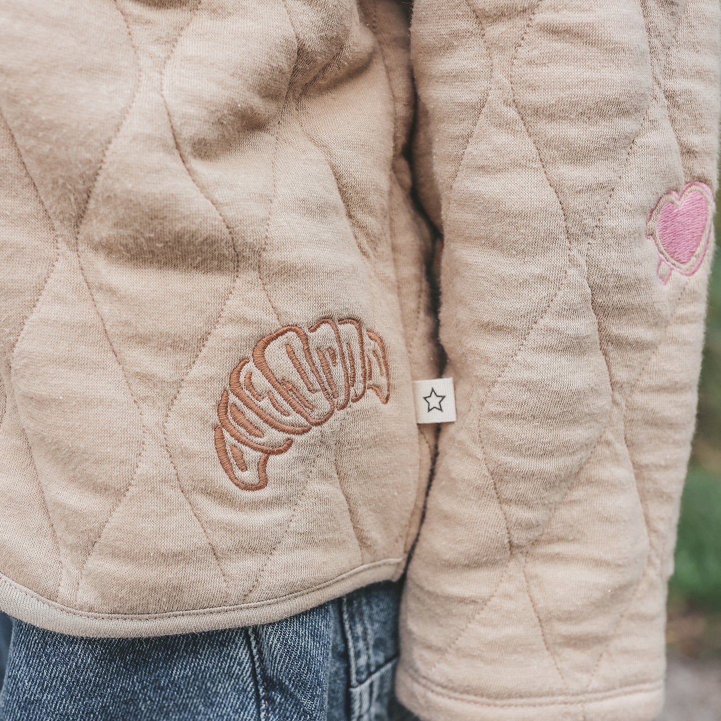 Your Wishes - Quilted Jersey Embroidered Jacket | Dune