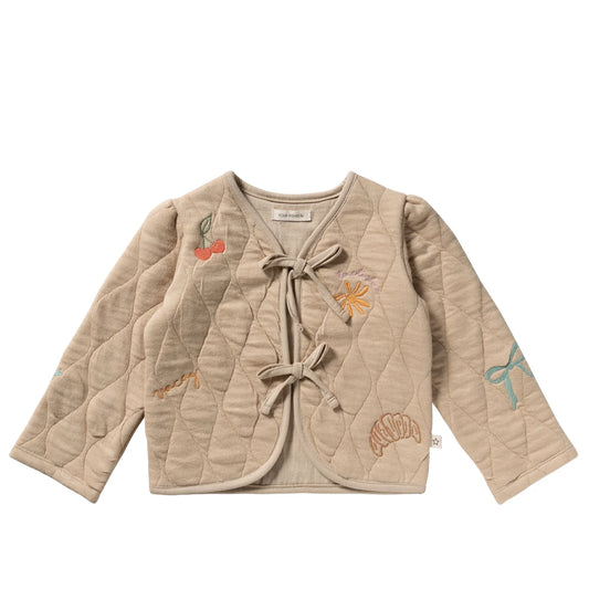 Your Wishes - Quilted Jersey Embroidered Jacket | Dune