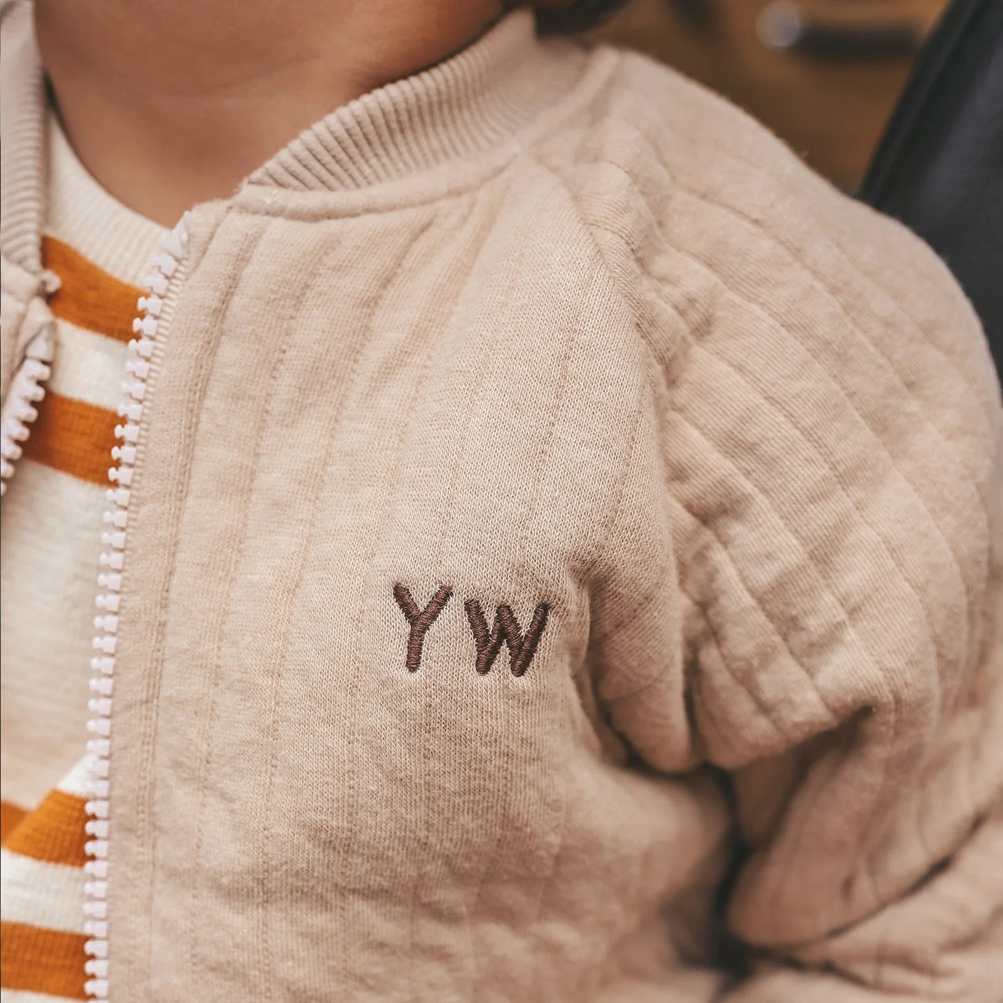 Your Wishes - Baseball Quilted Jacket | Dune