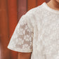 Your Wishes - Blouse Floral Lace | White Swan