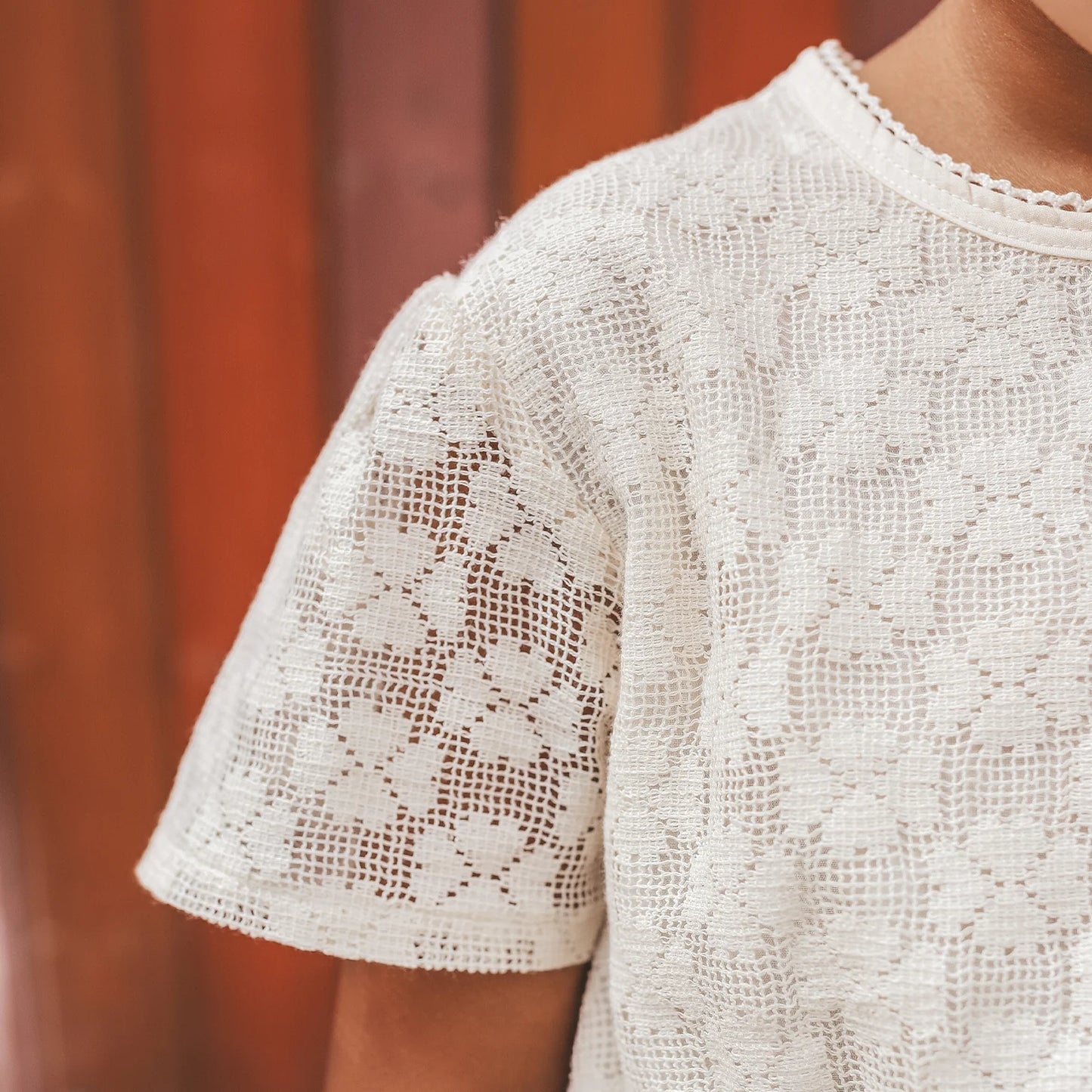 Your Wishes - Blouse Floral Lace | White Swan